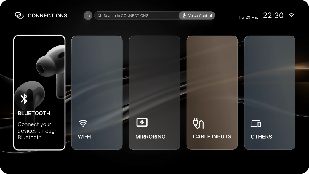 CONNECTION - bluetooth