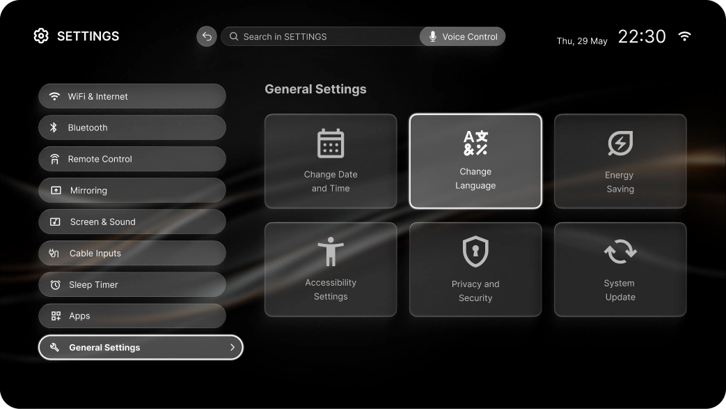 SETTINGS - general settings2